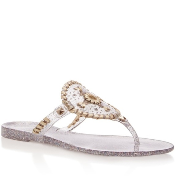 Shoes - JACK ROGERS Sparkle Multi Georgica Jelly. Gently worn one time.